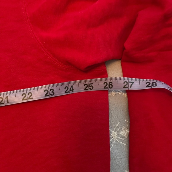 Men's Red Pullover Sweater - Picture 5 of 7